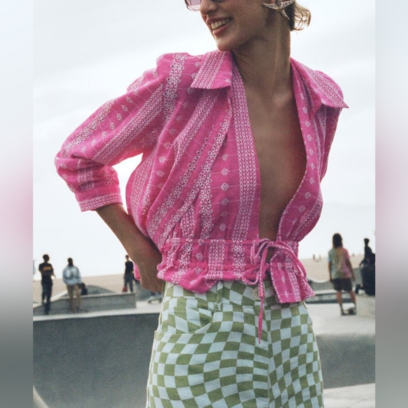 NWT Zara Limited Edition EMBROIDERY SHIRT - Picture 1 of 11